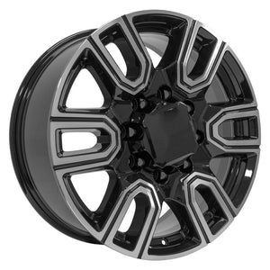 OE Wheels Replica CV96A Black Machined 20x8.5 +12 8x165.1mm 116.7mm