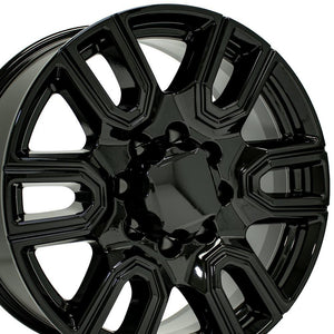 OE Wheels Replica CV96B Gloss Black 20x8.5 +47 8x180mm 124.1mm