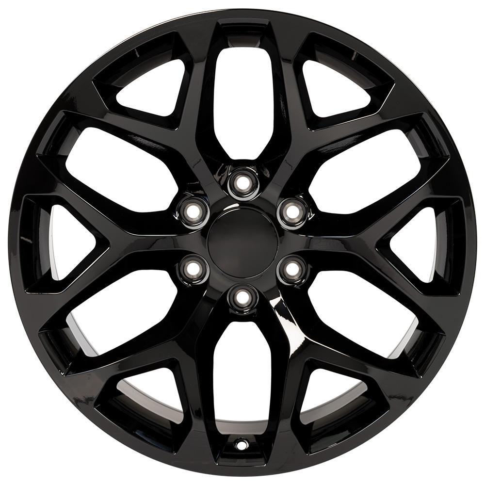 OE Wheels Replica CV98 Gloss Black 22x9.0 +24 6x139.7mm 78.1mm - Wheelwiz