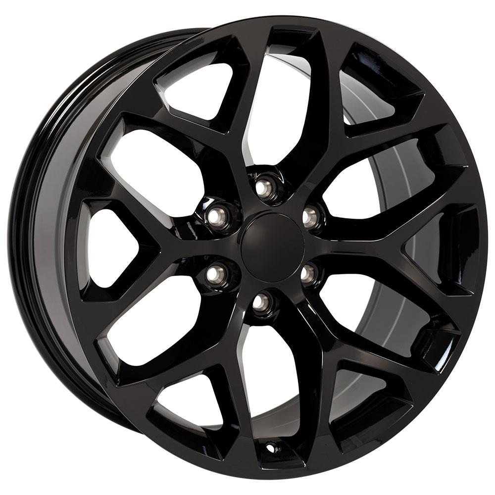 OE Wheels Replica CV98 Gloss Black 22x9.0 +24 6x139.7mm 78.1mm - Wheelwiz