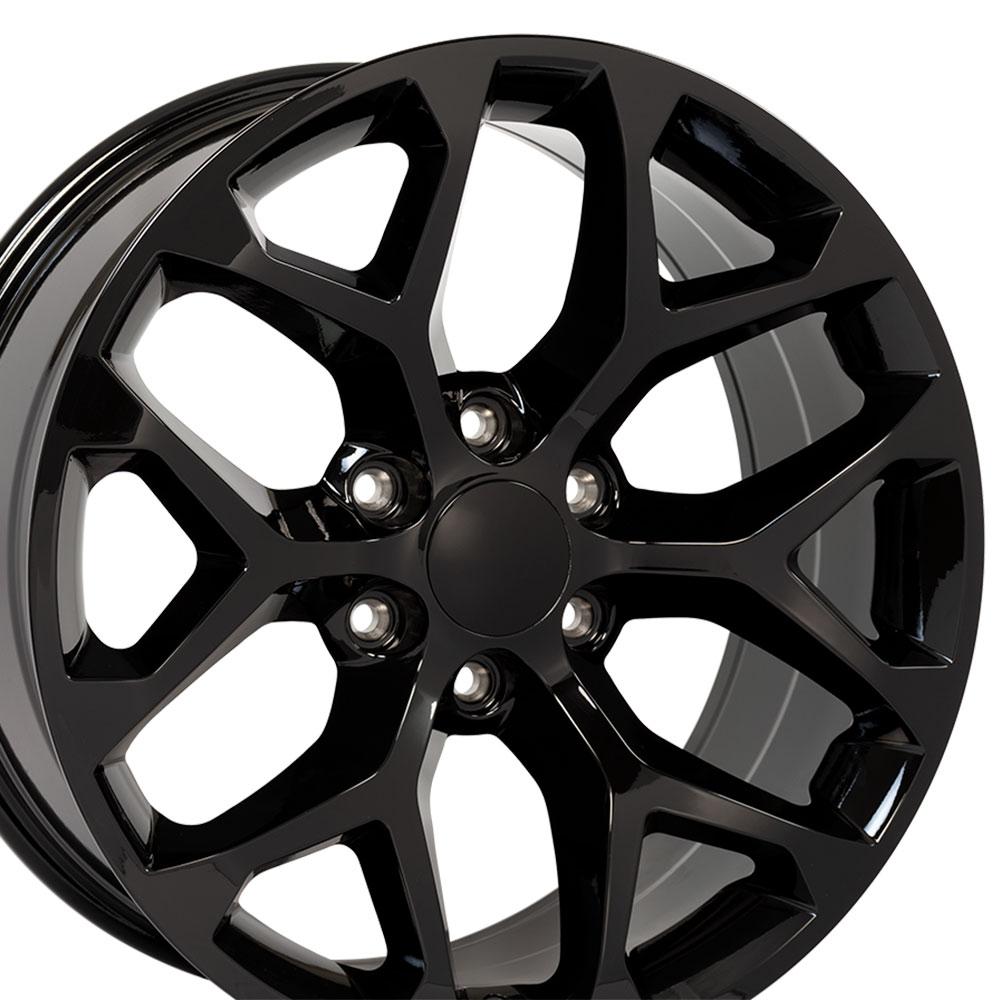 OE Wheels Replica CV98 Gloss Black 22x9.0 +24 6x139.7mm 78.1mm - Wheelwiz