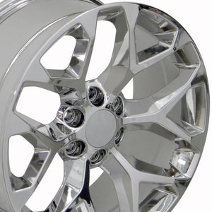 OE Wheels Replica CV98 Chrome 20x9.0 +31 6x139.7mm 78.1mm