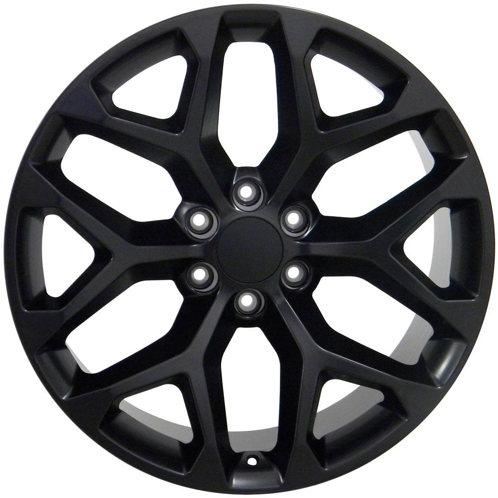 OE Wheels Replica CV98 Satin Black 22x9.0 +24 6x139.7mm 78.1mm - Wheelwiz