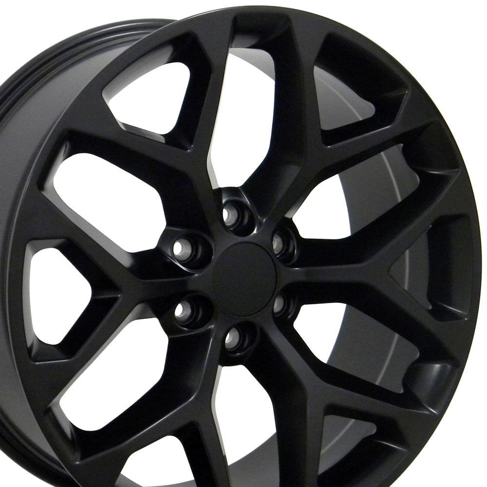 OE Wheels Replica CV98 Satin Black 22x9.0 +24 6x139.7mm 78.1mm - Wheelwiz