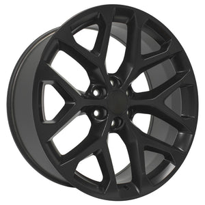 OE Wheels Replica CV98B Satin Black 24x10.0 +24 6x139.7mm 78.1mm - Wheelwiz