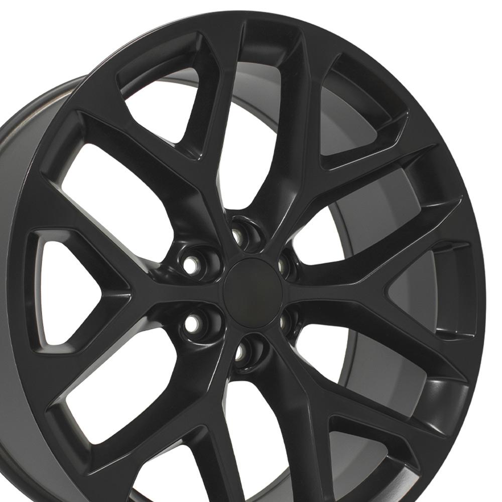 OE Wheels Replica CV98 Satin Black 24x10.0 +24 6x139.7mm 78.1mm - Wheelwiz