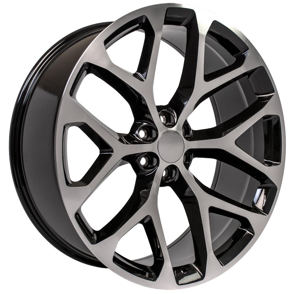 OE Wheels Replica CV98 Black Machined 26x10.0 +26 6x139.7mm 78.1mm - Wheelwiz