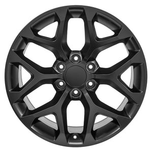 OE Wheels Replica CV98B Satin Black 20x9.0 +24 6x139.7mm 78.1mm