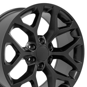 OE Wheels Replica CV98B Satin Black 20x9.0 +24 6x139.7mm 78.1mm