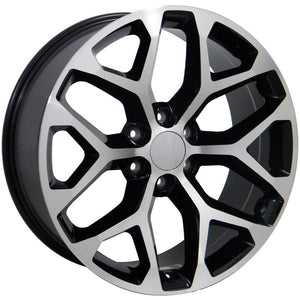 OE Wheels Replica CV98B Black Machined 20x9.0 +27 6x139.7mm 78.1mm