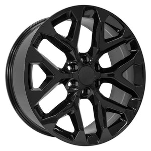 OE Wheels Replica CV98B Gloss Black 22x9.0 +24 6x139.7mm 78.1mm