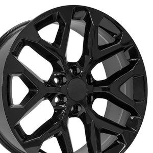 OE Wheels Replica CV98B Gloss Black 22x9.0 +24 6x139.7mm 78.1mm