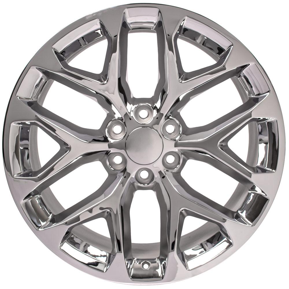 OE Wheels Replica CV98B Chrome 22x9.0 +24 6x139.7mm 78.1mm