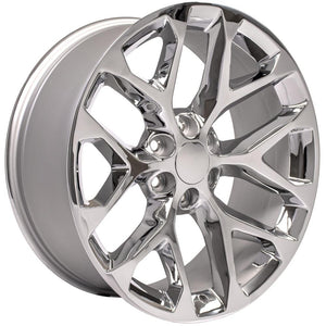 OE Wheels Replica CV98B Chrome 22x9.0 +24 6x139.7mm 78.1mm