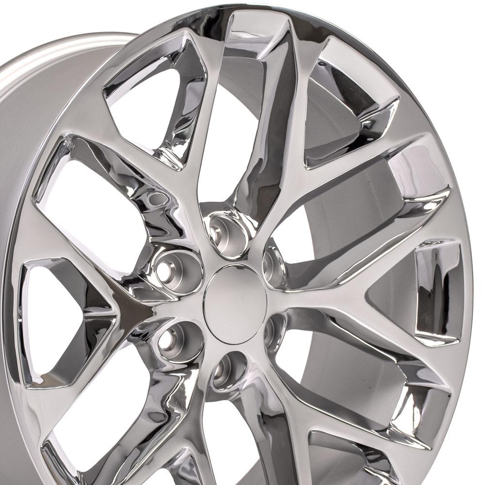 OE Wheels Replica CV98B Chrome 22x9.0 +24 6x139.7mm 78.1mm