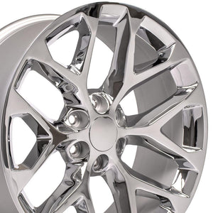 OE Wheels Replica CV98B Chrome 22x9.0 +24 6x139.7mm 78.1mm