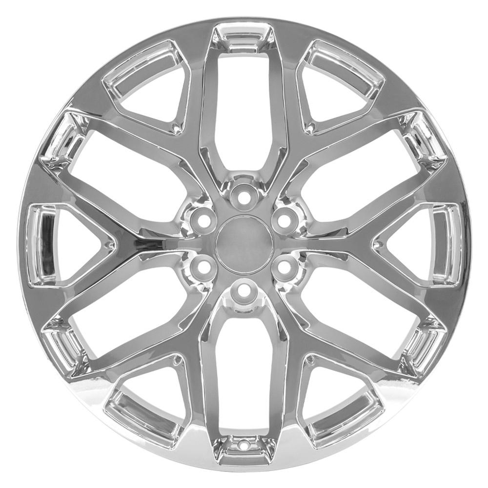 OE Wheels Replica CV98B Chrome 24x10.0 +24 6x139.7mm 78.1mm