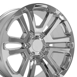 OE Wheels Replica CV99 Chrome 20x9.0 +31 6x139.7mm 78.1mm