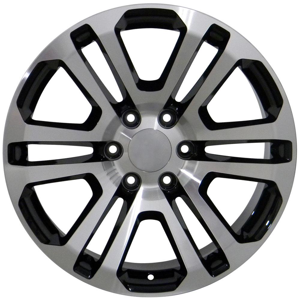 OE Wheels Replica CV99 Black Machined 22x9.0 +31 6x139.7mm 78.1mm - Wheelwiz