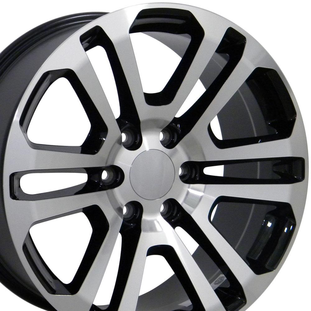 OE Wheels Replica CV99 Black Machined 22x9.0 +31 6x139.7mm 78.1mm - Wheelwiz