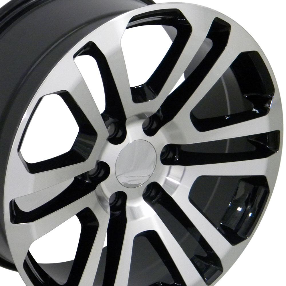 OE Wheels Replica CV99 Black Machined 22x9.0 +31 6x139.7mm 78.1mm - Wheelwiz