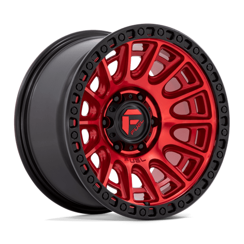 Fuel Offroad D834 CYCLE Candy Red W/ Black Ring 17x8.5 +34 6x120mm 66.9mm - Wheelwiz
