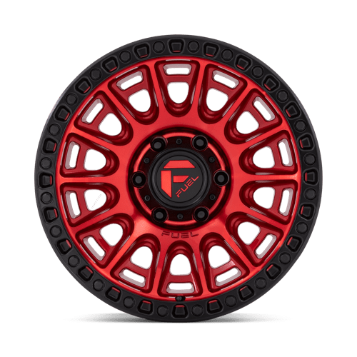 Fuel Offroad D834 CYCLE Candy Red W/ Black Ring 17x8.5 +30 5x130mm 71.5mm - Wheelwiz