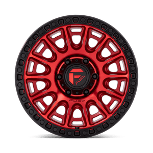 Fuel Offroad D834 CYCLE Candy Red W/ Black Ring 17x9 -12 5x127mm 71.5mm - Wheelwiz