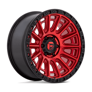 Fuel Offroad D834 CYCLE Candy Red W/ Black Ring 20x9 +1 6x139.7mm 106.1mm - Wheelwiz