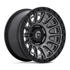 Fuel Offroad D835 CYCLE Matte Gunmetal W/ Black Ring 17x9 -12 5x127mm 71.5mm - Wheelwiz