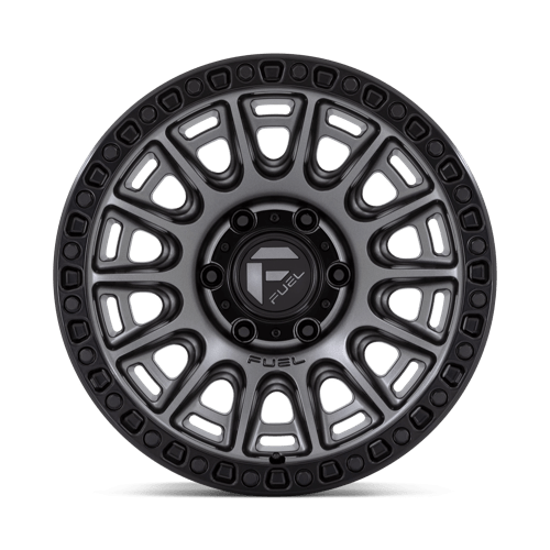 Fuel Offroad D835 CYCLE Matte Gunmetal W/ Black Ring 17x8.5 +34 5x120mm 65.1mm - Wheelwiz