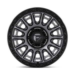 Fuel Offroad D835 CYCLE Matte Gunmetal W/ Black Ring 17x9 -12 5x127mm 71.5mm - Wheelwiz