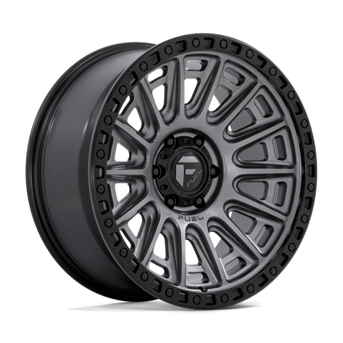 Fuel Offroad D835 CYCLE Matte Gunmetal W/ Black Ring 20x9 +1 6x139.7mm 106.1mm - Wheelwiz