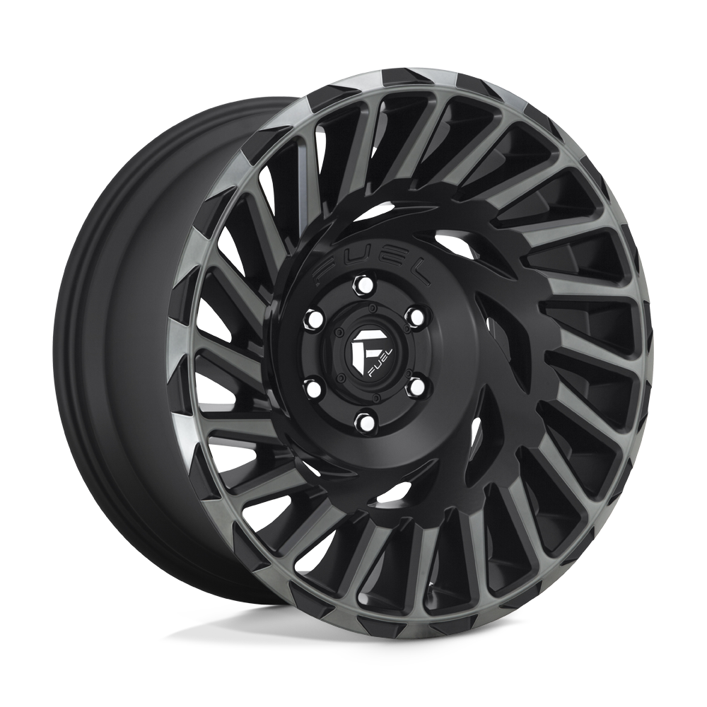 Fuel Offroad D683 CYCLONE Matte Machined Double Dark Tint 20x10 -18 6x135mm 87.1mm - WheelWiz