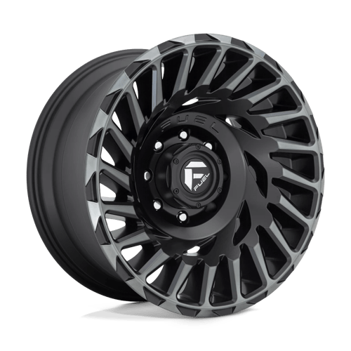 Fuel Offroad D683 CYCLONE Matte Machined Double Dark Tint 18x9 +01 6x139.7mm 106.1mm - WheelWiz