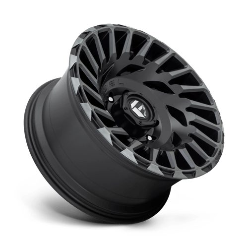 Fuel Offroad D683 CYCLONE Matte Machined Double Dark Tint 18x9 -12 5x127mm 71.5mm - WheelWiz
