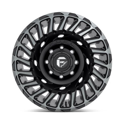Fuel Offroad D683 CYCLONE Matte Machined Double Dark Tint 20x10 -18 6x135mm 87.1mm - WheelWiz