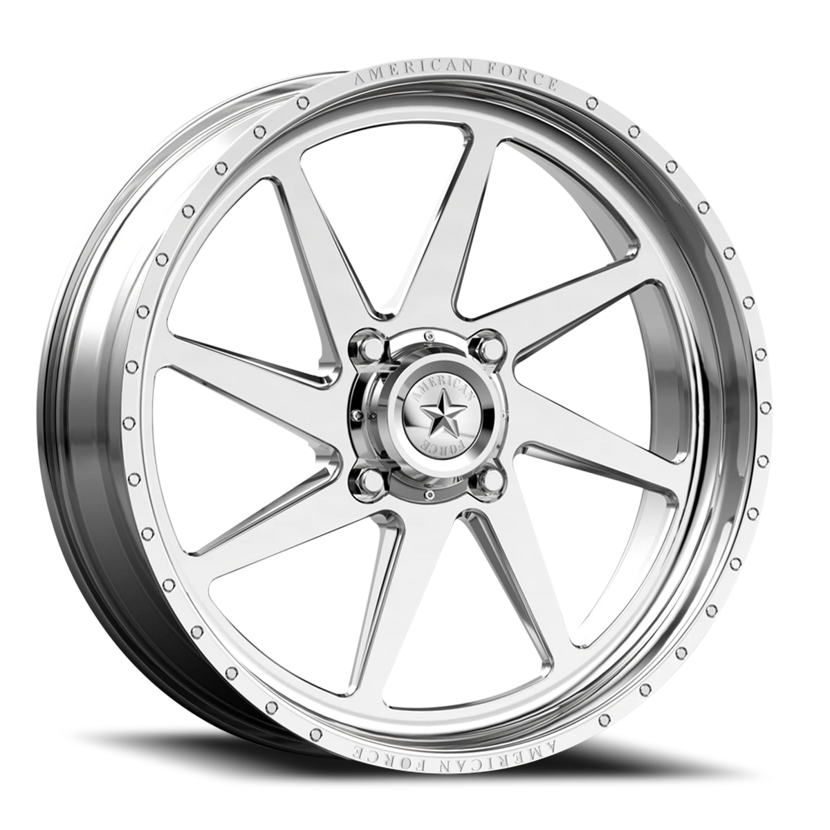 American Force K04 Camino UTV Polished 22x7 0 4x156mm 115mm - Wheelwiz