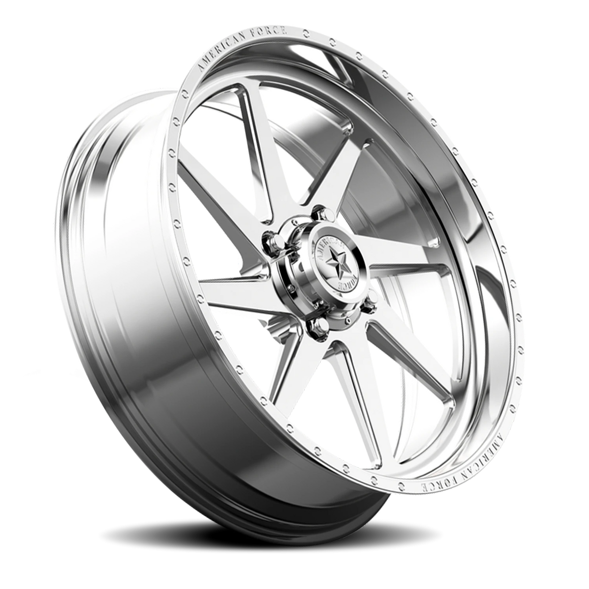 American Force K04 Camino UTV Polished 22x7 0 4x156mm 115mm - Wheelwiz