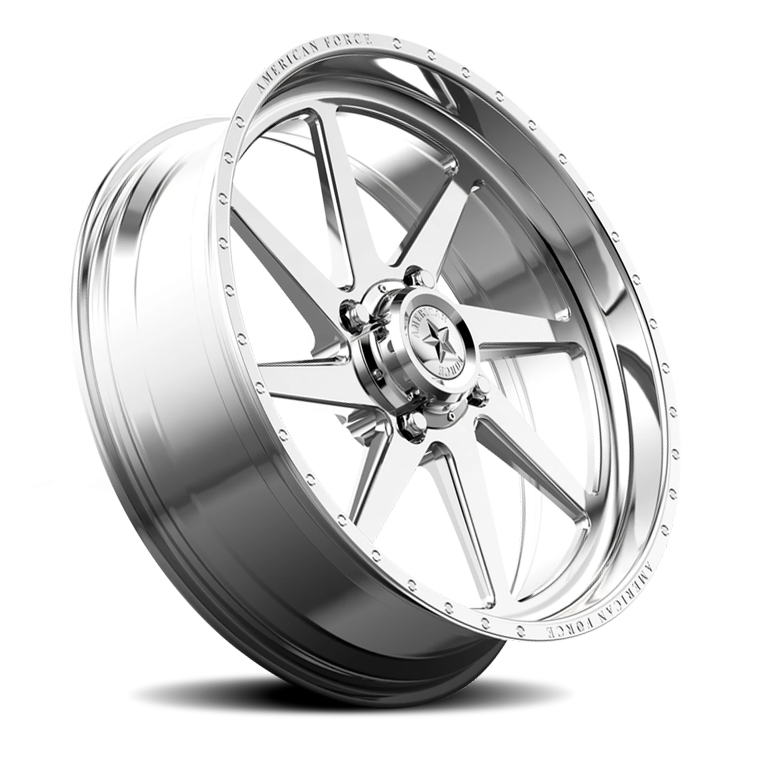 American Force K04 Camino UTV Polished 22x7 0 4x137mm 172mm - Wheelwiz