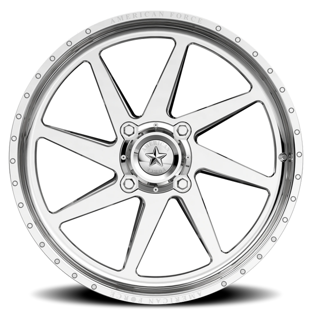 American Force K04 Camino UTV Polished 22x7 0 4x156mm 115mm - Wheelwiz