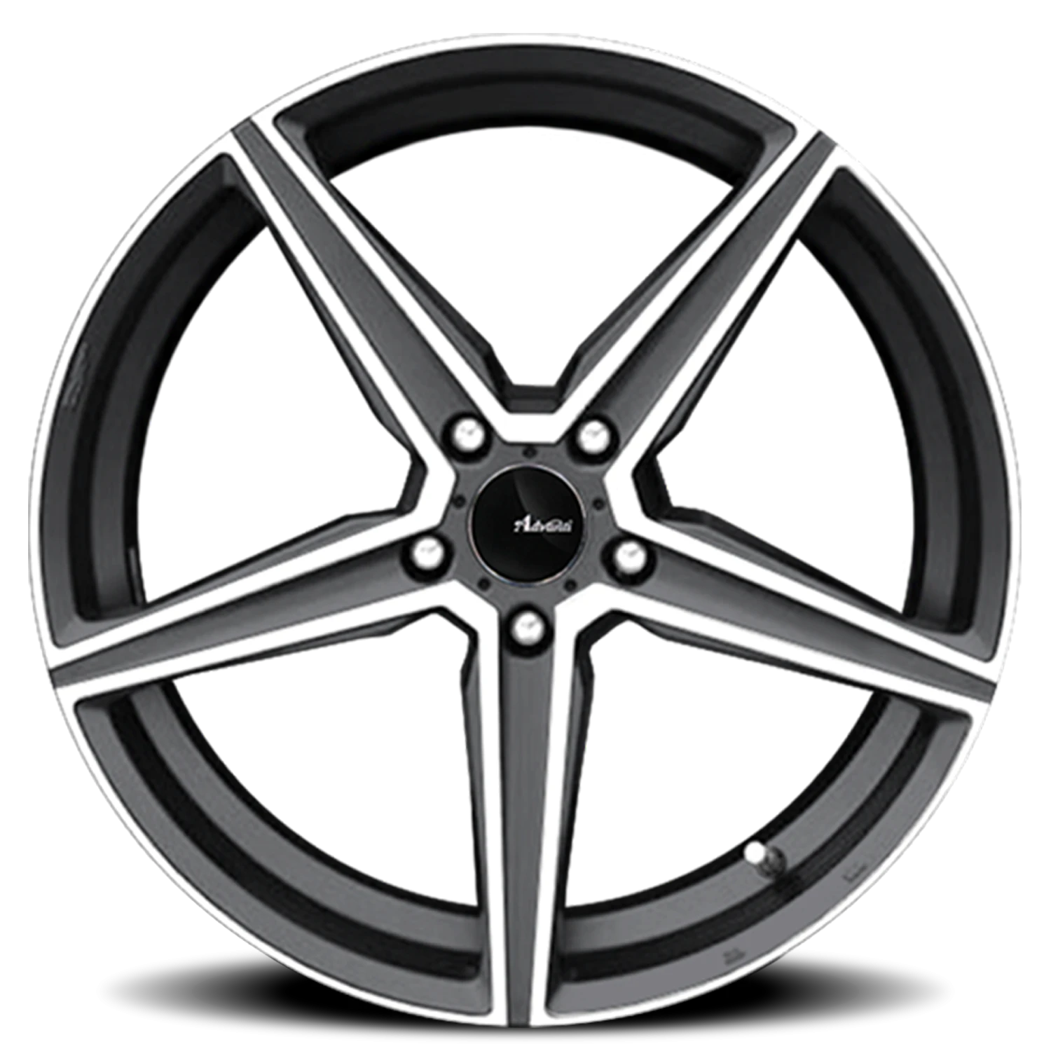 Advanti Cammino Matte Grey W/ Machined Face 18x8 +45 5x114.3mm 73.1mm - Wheelwiz