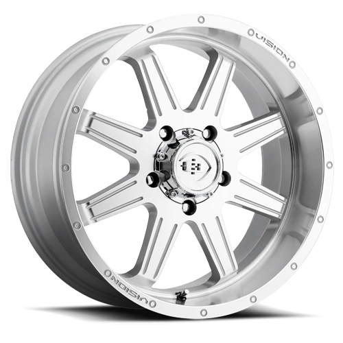Vision Wheel 421 Silver Machined Face 20x9 +12 5x150mm 110.2mm - Wheelwiz