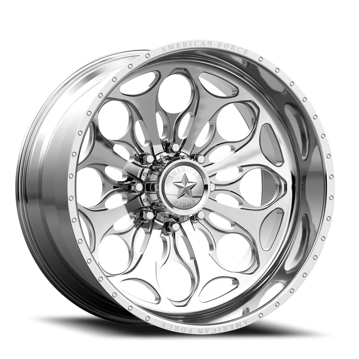 American Force CKH13 Carnage CC Polished 22x14 -90 8x170mm 125mm - Wheelwiz