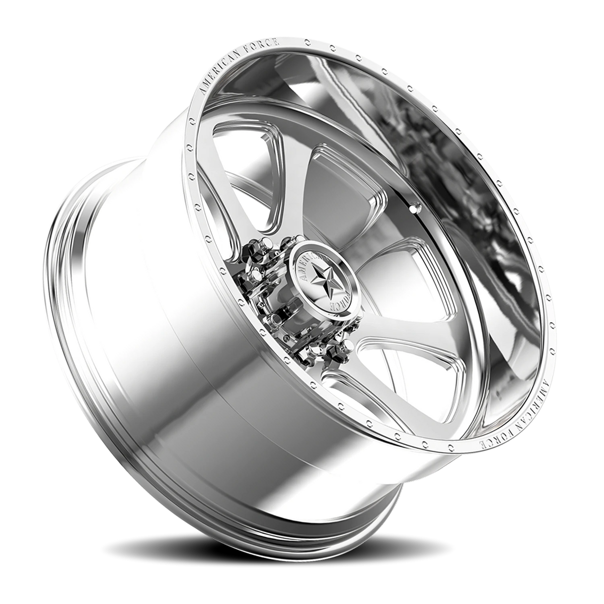 American Force CKH34 Cerberus CC Polished 24x14 -90 5x114.3mm 70.5mm - Wheelwiz