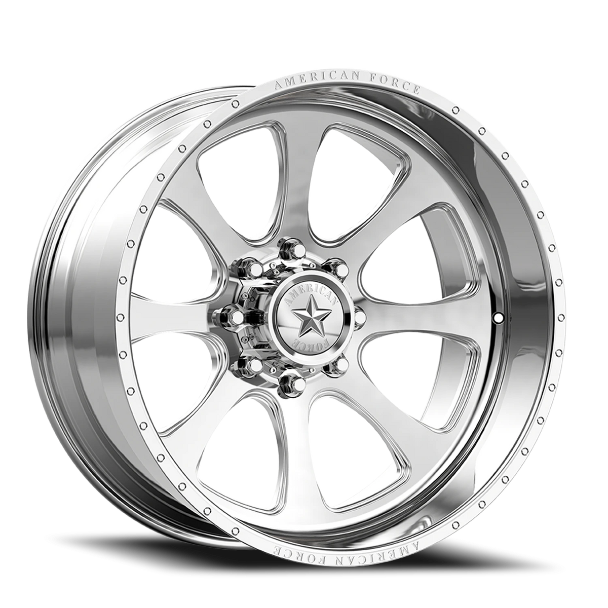 American Force CKH34 Cerberus CC Polished 20x12 -55 6x139.7mm 108mm - Wheelwiz