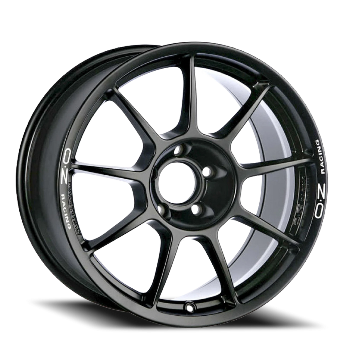 OZ Racing Challenge HLT Matte Black W/ White Lettering 18x8.5 +50 5x130mm 71.56mm - Wheelwiz