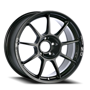 OZ Racing Challenge HLT Matte Black W/ White Lettering 18x12 +48 5x130mm 71.56mm - Wheelwiz