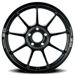 OZ Racing Challenge HLT Matte Black W/ White Lettering 18x10 +25 5x120mm 72.56mm - Wheelwiz
