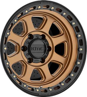 KMC KM548 CHASE Matte Bronze With Black Lip 20x9 +18 8x165.1mm 125.1mm